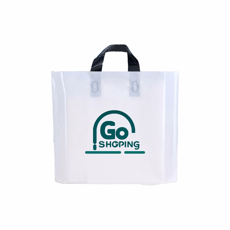 PE High Pressure Plastic Tote Bag