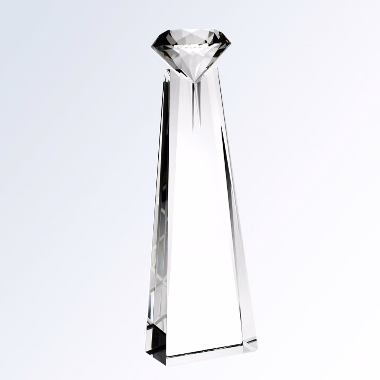 Small Diamond Goddess Crystal Award