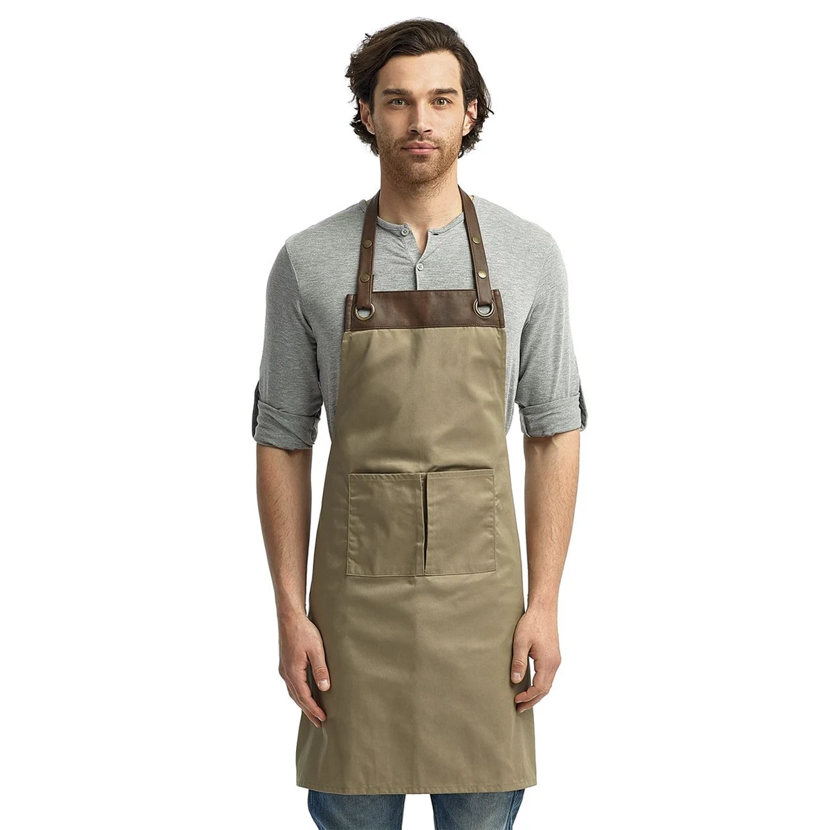 Espresso Bib Apron - RP123 1