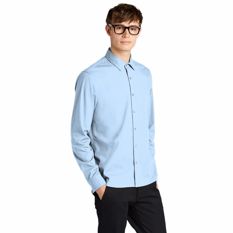 MERCER+METTLE Long Sleeve Stretch Woven Shirt