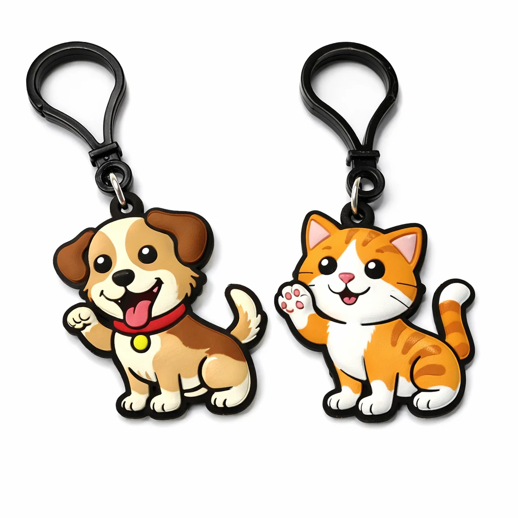 2D PVC keychain 1