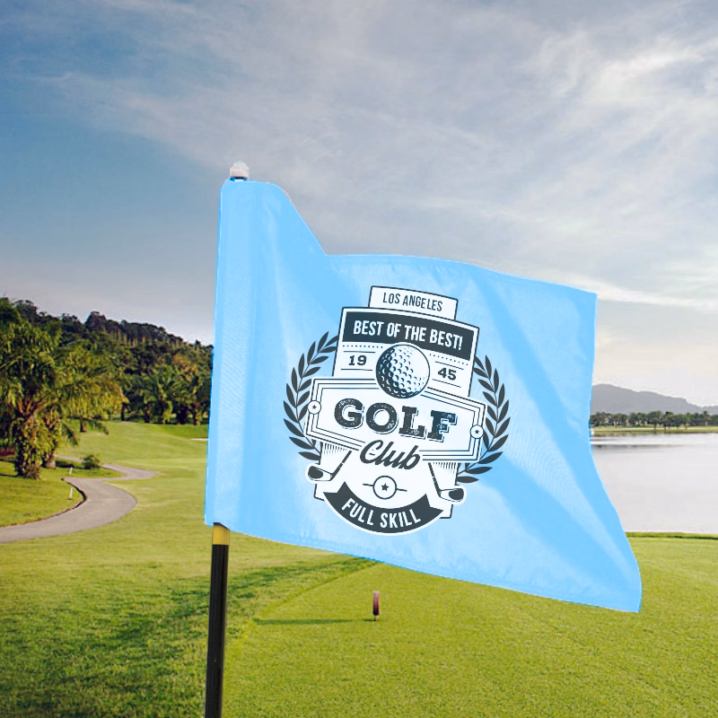 Double Sided, Full Color Golf Pin Flag