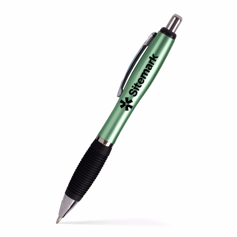 El-Gripper Click Pen - Silver Accents