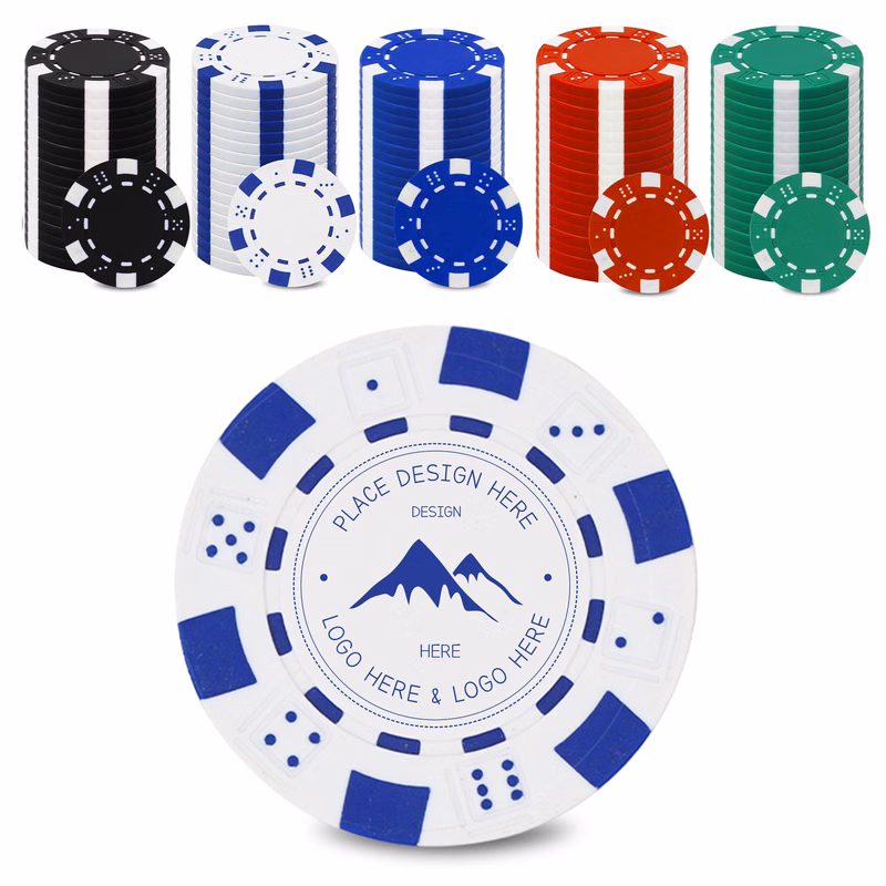 Crown Poker Chips Customizable Texas Tokens