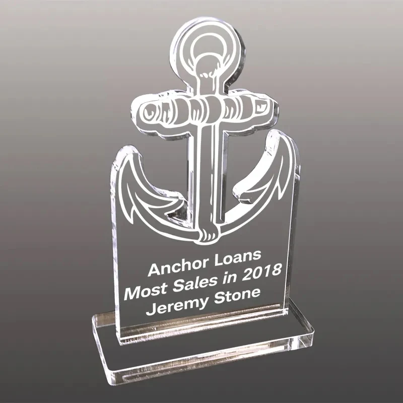 3/4" Custom Laser Etched Acrylic Awards 1