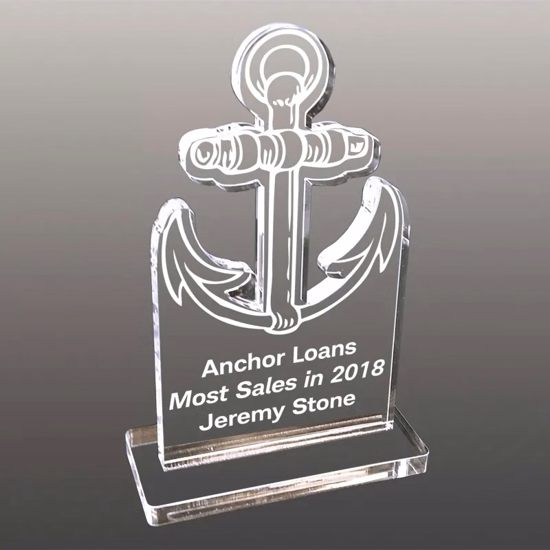 3/4" Custom Laser Etched Acrylic Awards