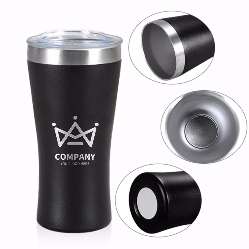 Custom Insulated Stainless Steel Beer Tumbler 6 oz. with Lid