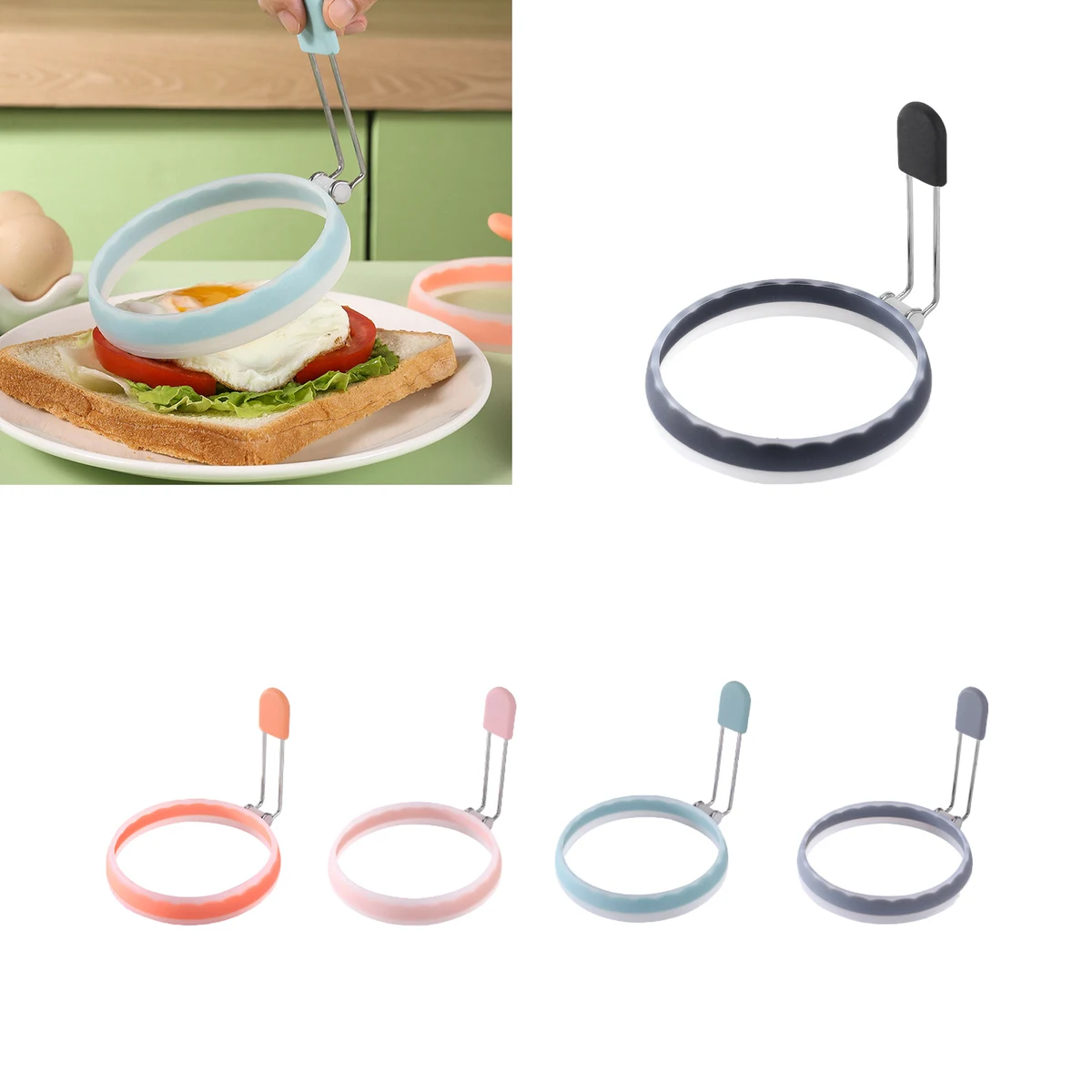 Round Silicone Egg Ring 1