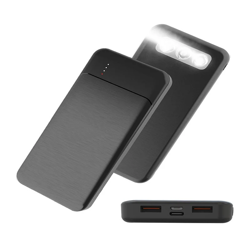 Portable Power Bank with Flashlight - 10000 mAh 1