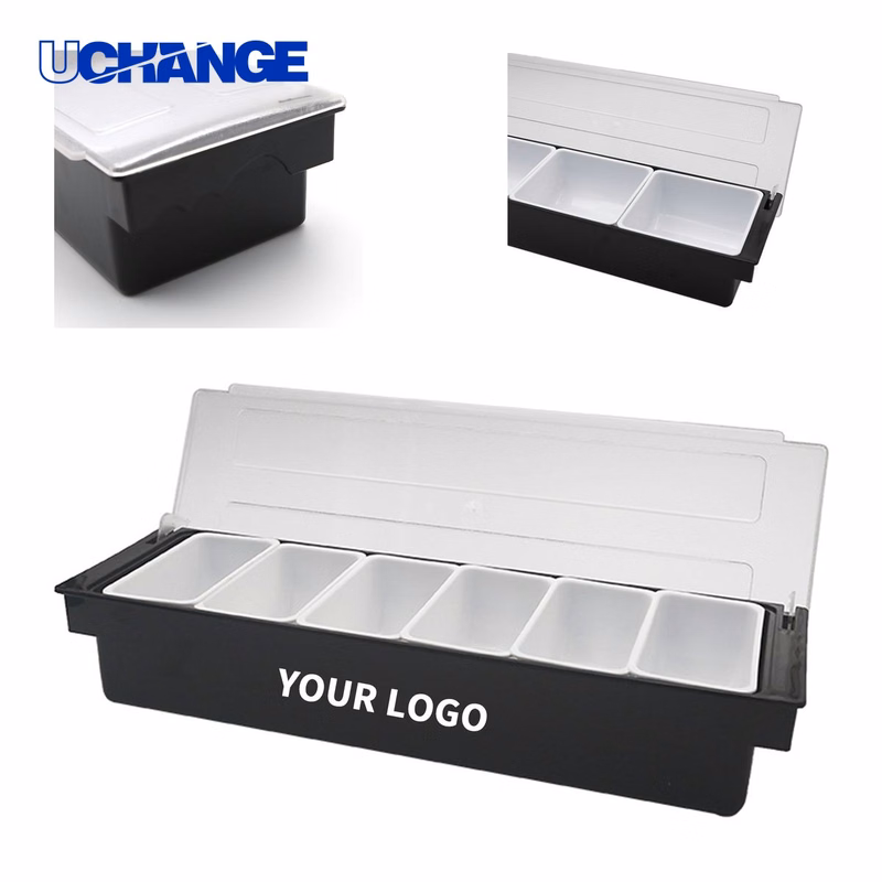 Six Compartment Salad Serving Tray