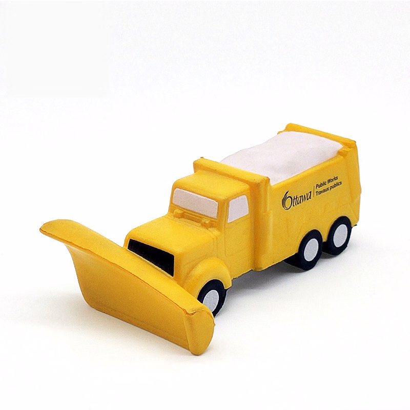 Snow Plough Truck Shaped Stress Reliever