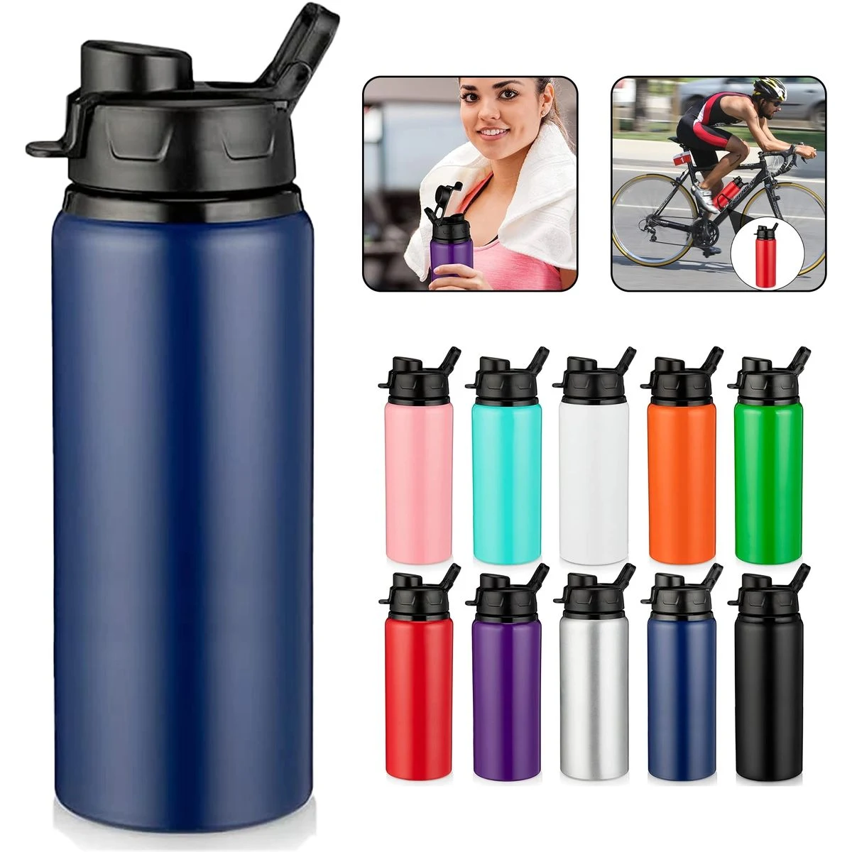 20 oz Leak Proof Aluminum Reusable Bottles 1
