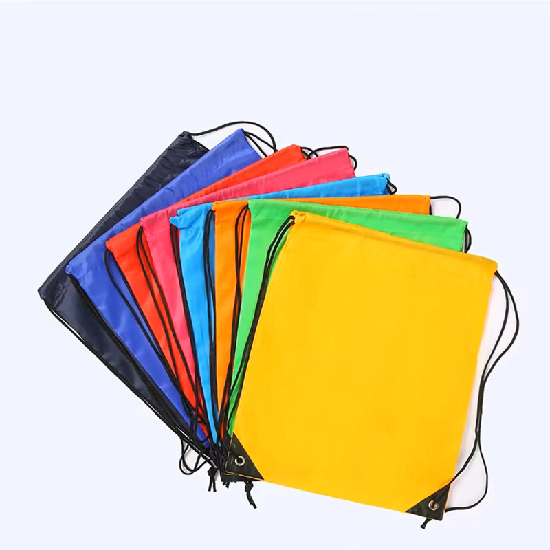 Drawstring Nylon Bag Gym Traveling