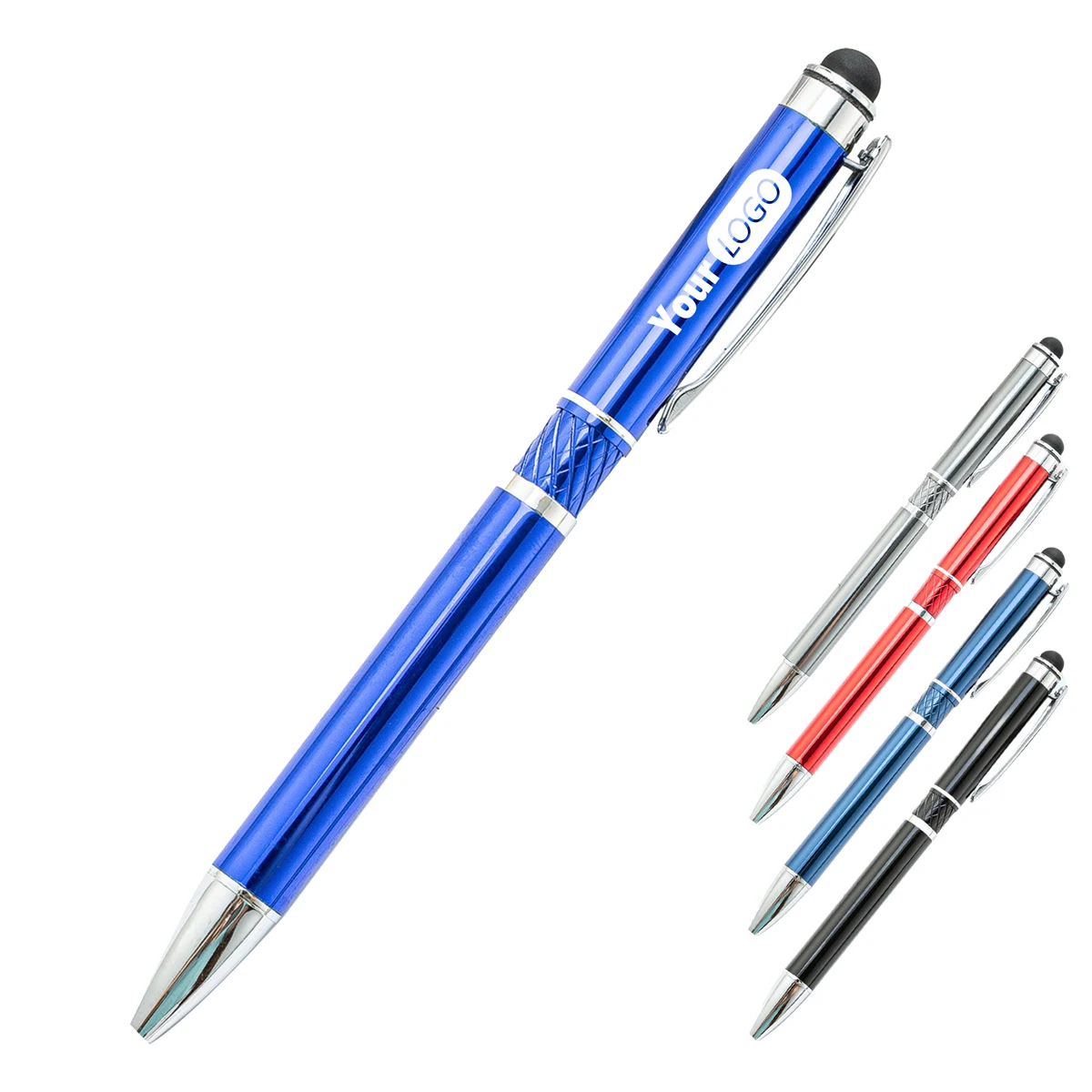 Aluminum Ballpoint Pen With Stylus Tip 1