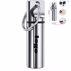 Aluminum Keychain Pill Holder