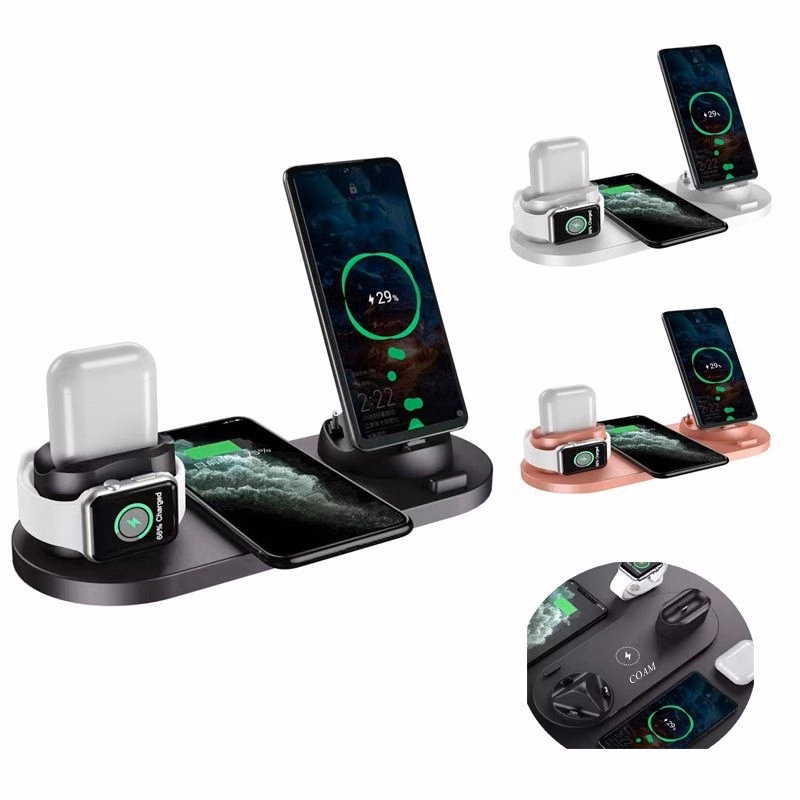 6 In 1 Multifunctional Wireless Charger Stand