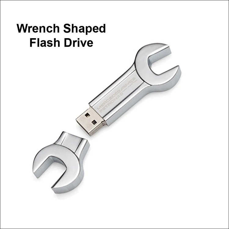 Wrench Shaped Flash Drive / USB - 128MB Memory 1