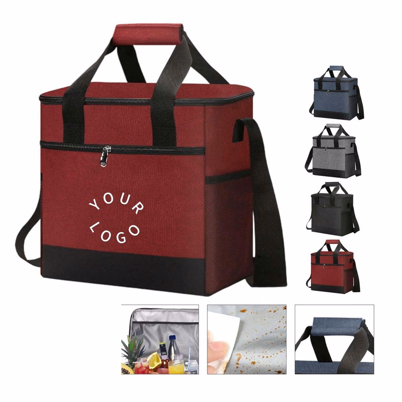 15L Insulated Picnic Bag with Durable Handle and Strap