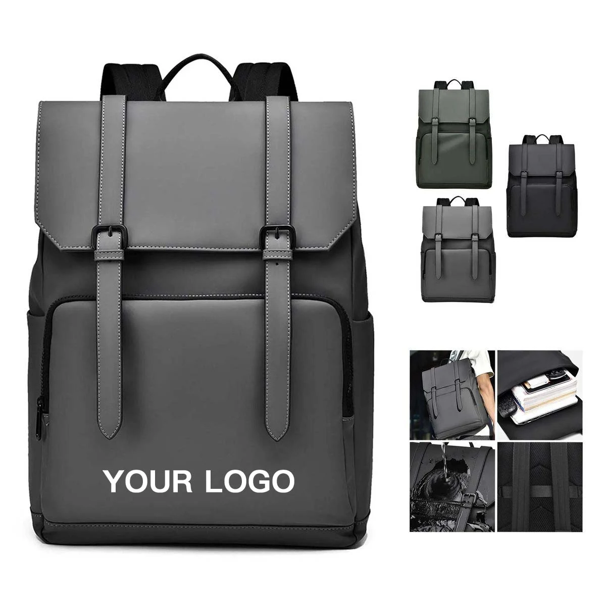 Mens Business Laptop Bag with Multiple Compartments 1