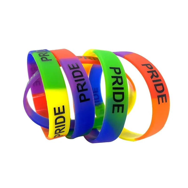 Rainbow Silicone Bracelet 1