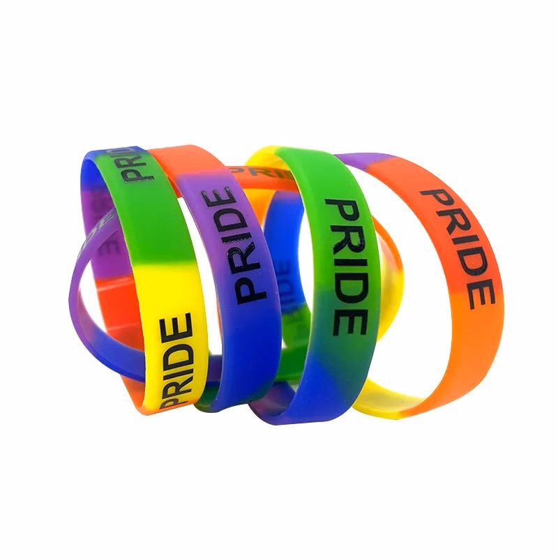 Rainbow Silicone Bracelet