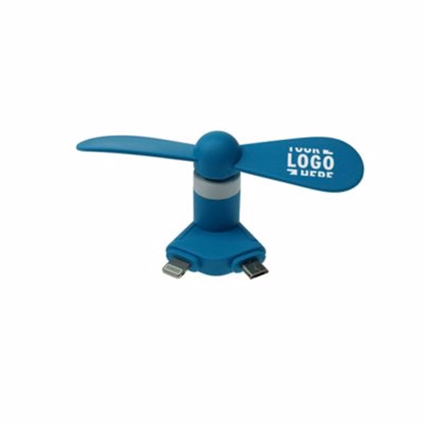 Mini 2-in-1 mobile phone fan manufacturers customized logo