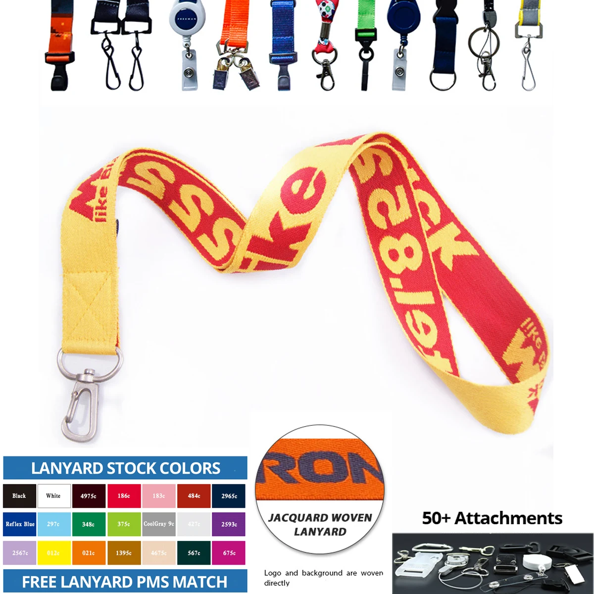 Custom Double-Sided Jacquard Lanyard Kit 1
