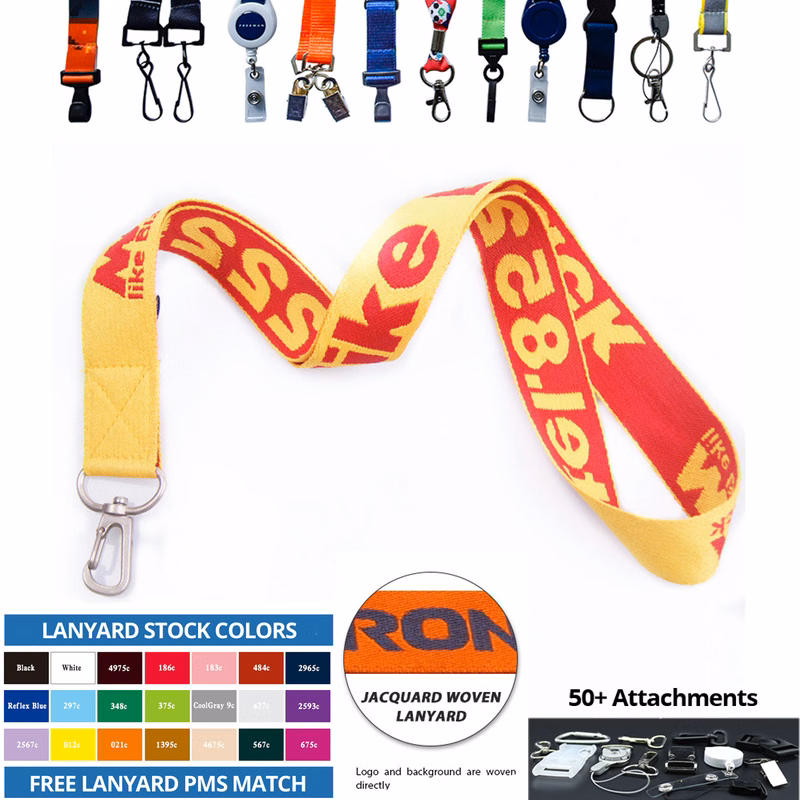 Custom Double-Sided Jacquard Lanyard Kit