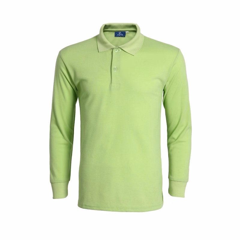 Cotton Long Sleeve Polo