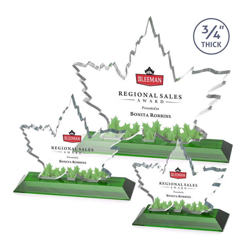 Maple Leaf VividPrint™ Award - Green