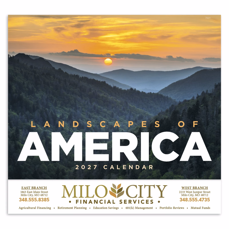 Good Value™ Landscapes of America - Stapled Calendar
