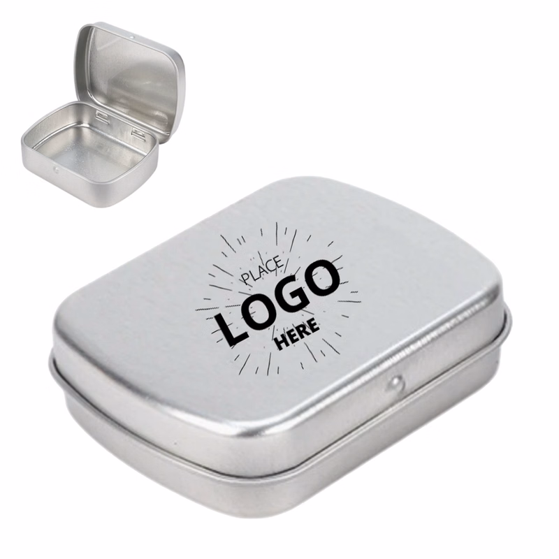 Hinged Tin Container