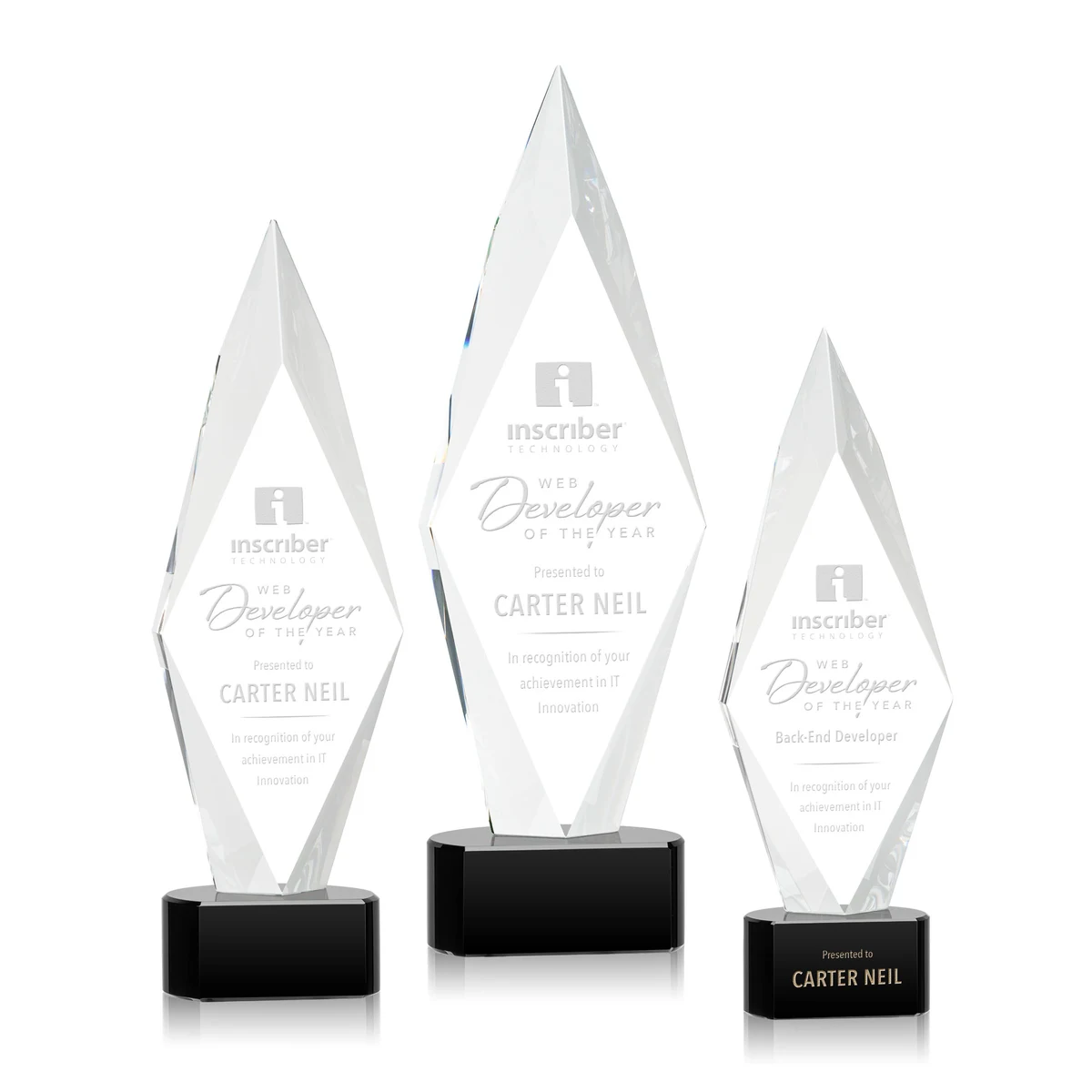 Manilow Award on Paragon Base - Black 1