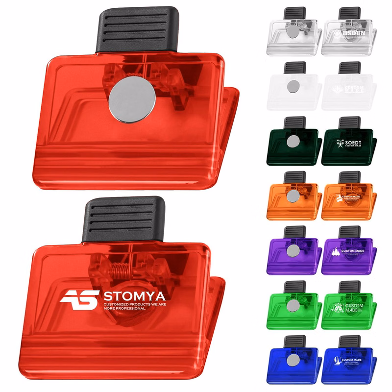 Square Plastic Magnetic Clips