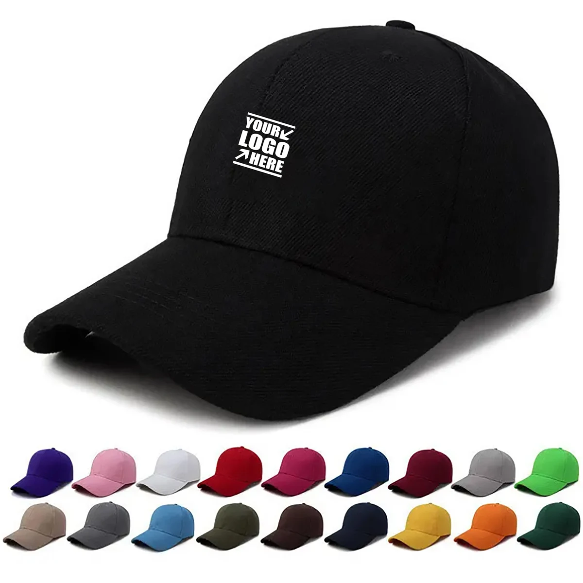 6 Panel Poly Twill Baseball Cap 1