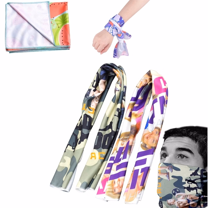 Promotional The Full Color Sublimation Rainier Cooling Towel