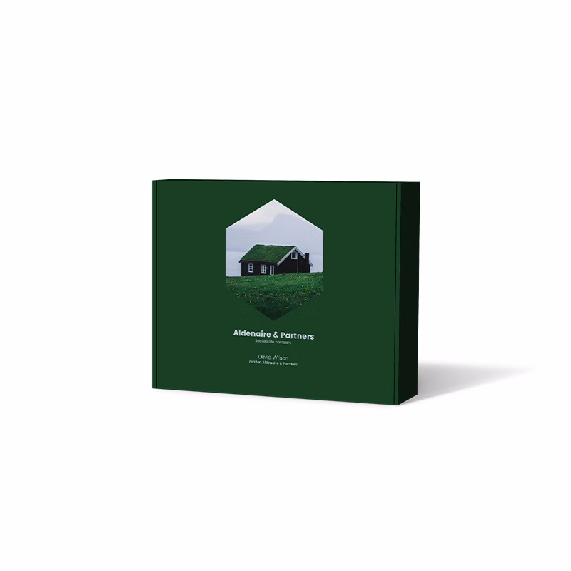 13" x 9.75" x 2.5" E-Flute Fold Above Box