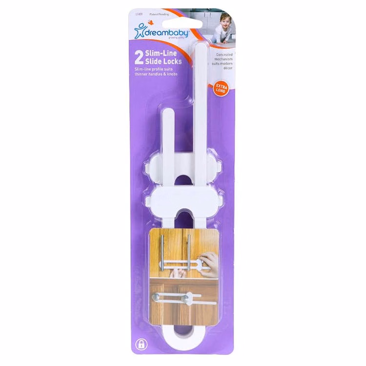 Cabinet Sliding Locks - 2 Packs