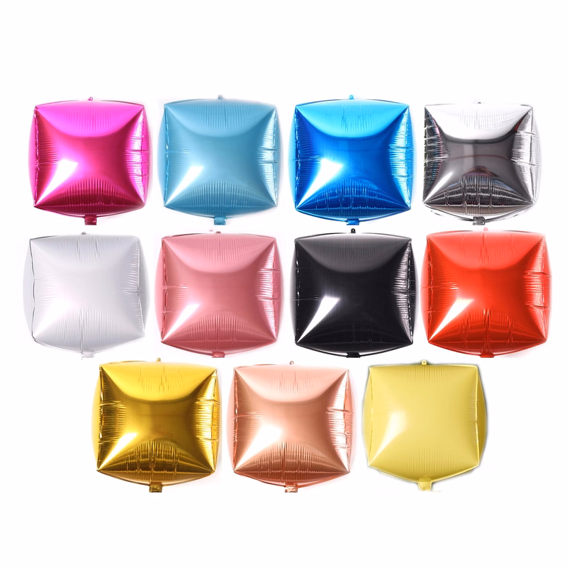 4D Square Aluminum Foil Balloon