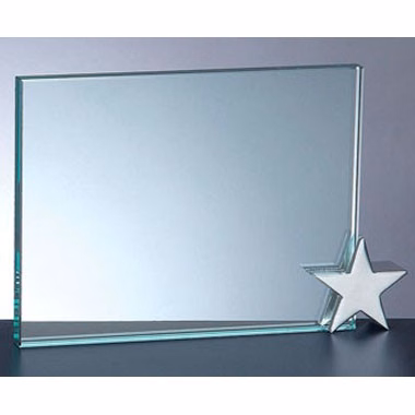 ACHIEVEMENT AWARD W/CHROME STAR HOLDER (4x6)