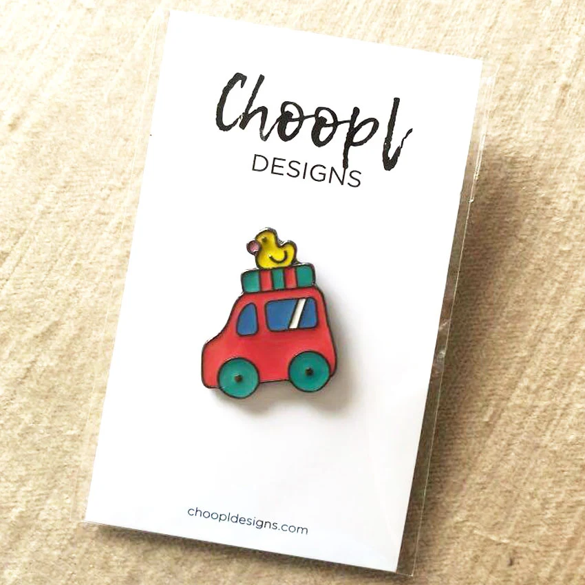 Soft Enamel Lapel Pin with Backer Cards 1