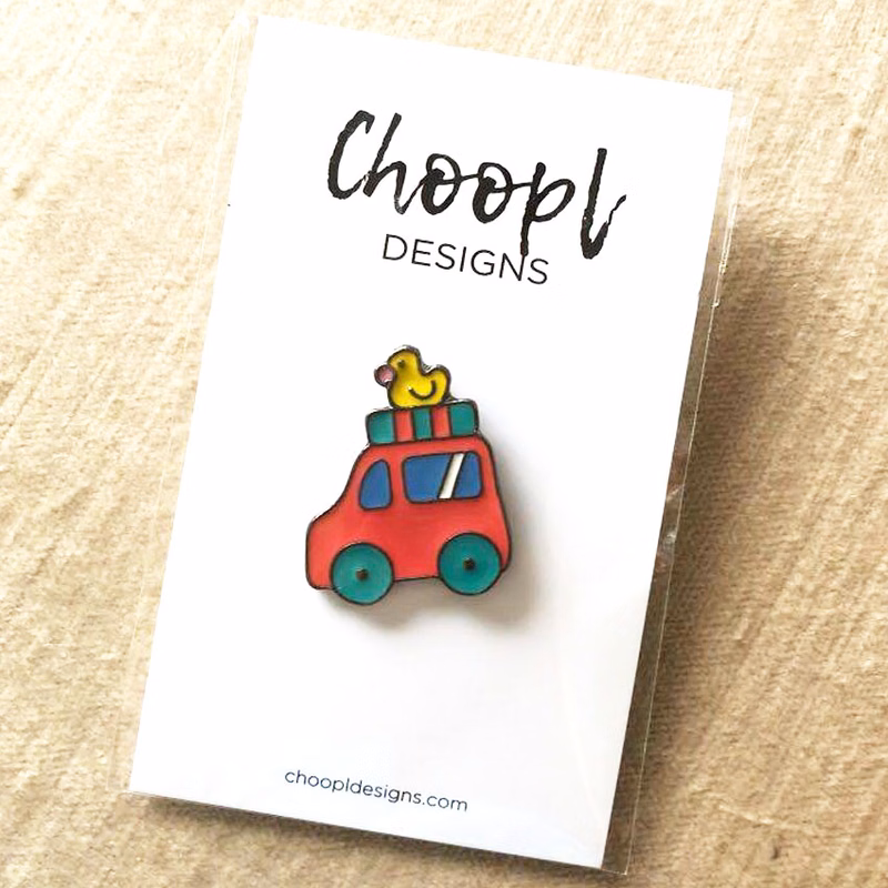Soft Enamel Lapel Pin with Backer Cards