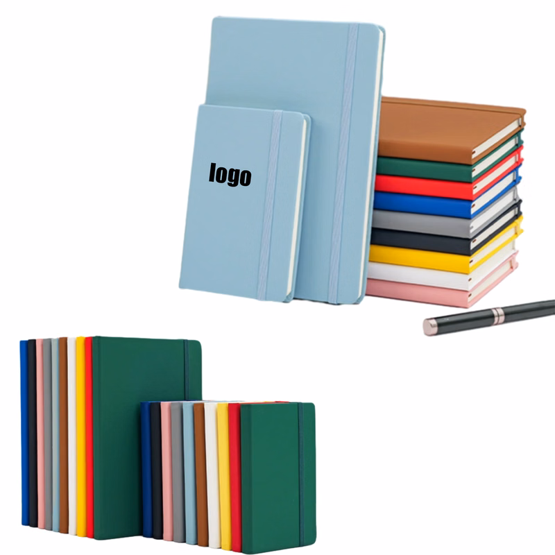 A6 Office Study Business Meeting Notebook with Strap