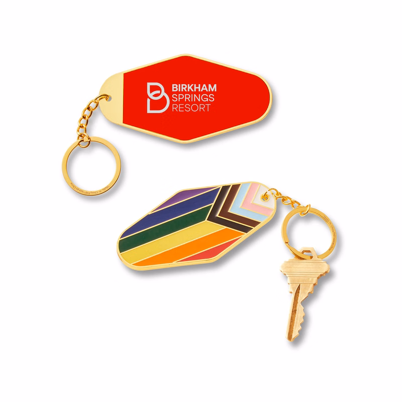 Rainbow Pride LGBTQ+ Metal Keychain