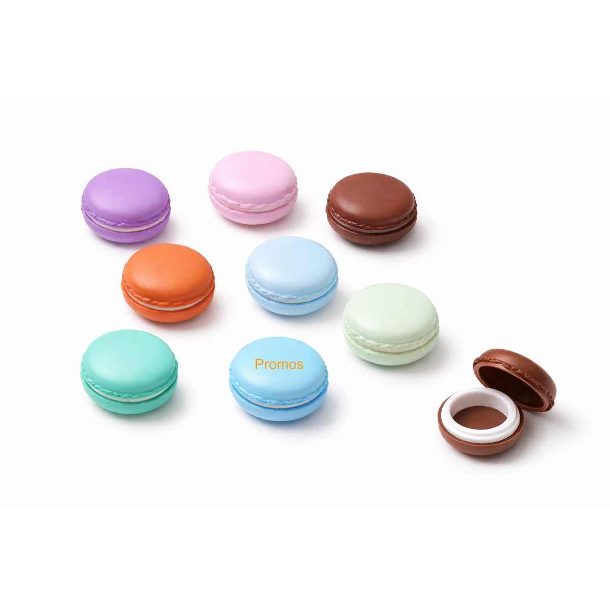 Macaron Shape Plastic Storage Box 1
