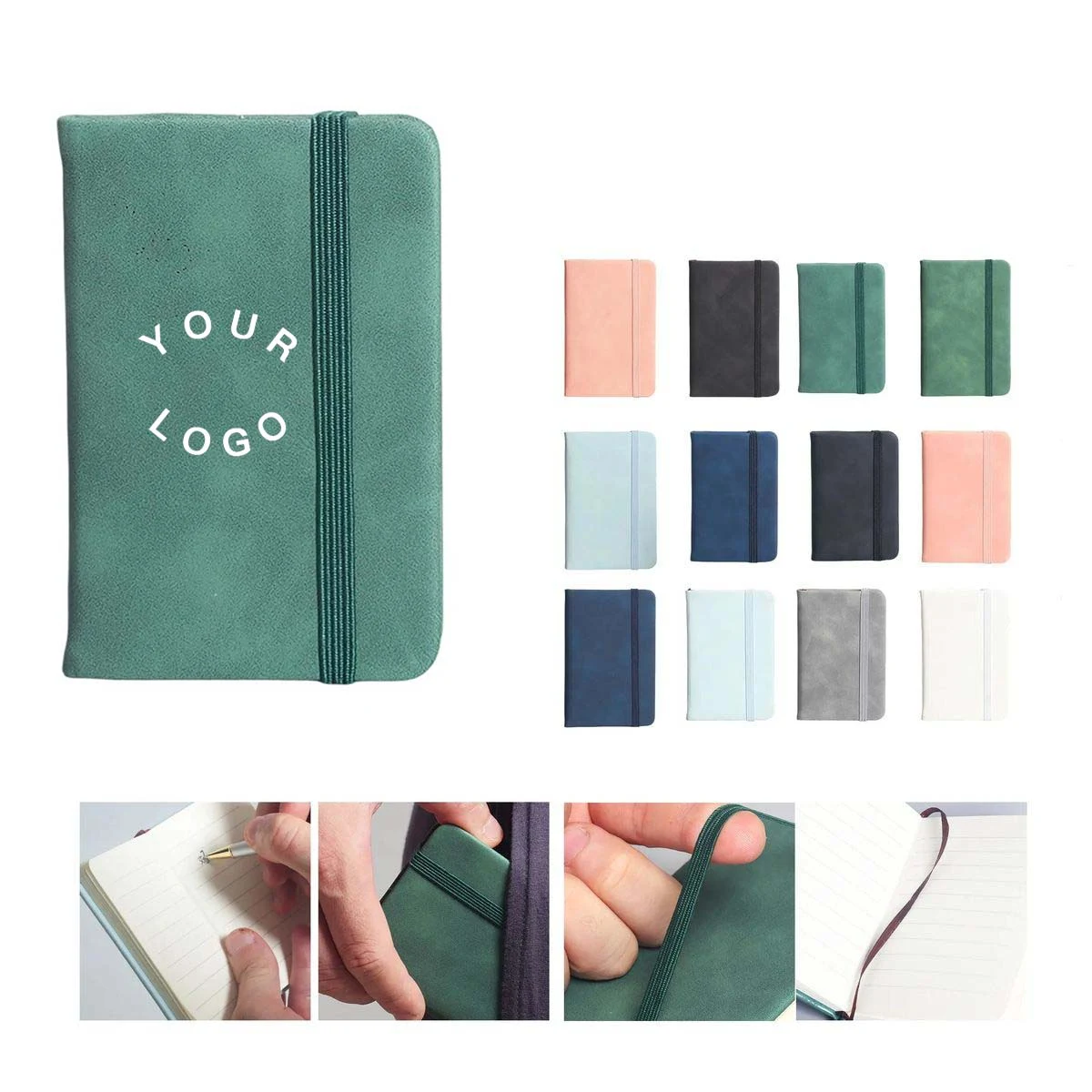 PU Cover A7 Notebook with Elastic Band 1