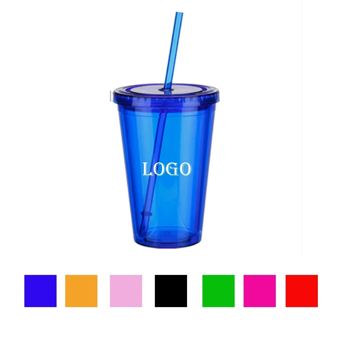 16 OZ Trumbler With Straw 1
