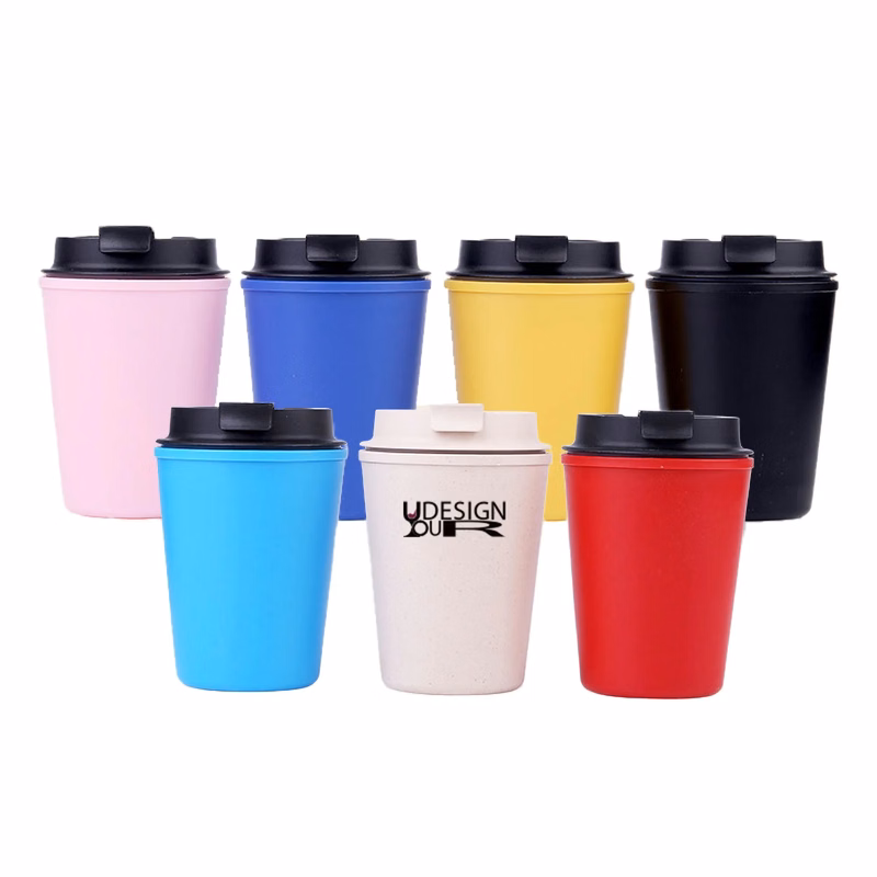 Double-walled insulated coffee cup Portable leak-proof