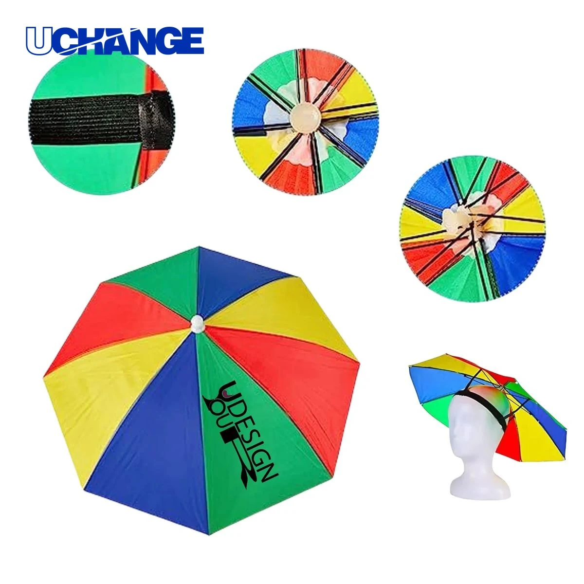 Head Umbrella Hat 1