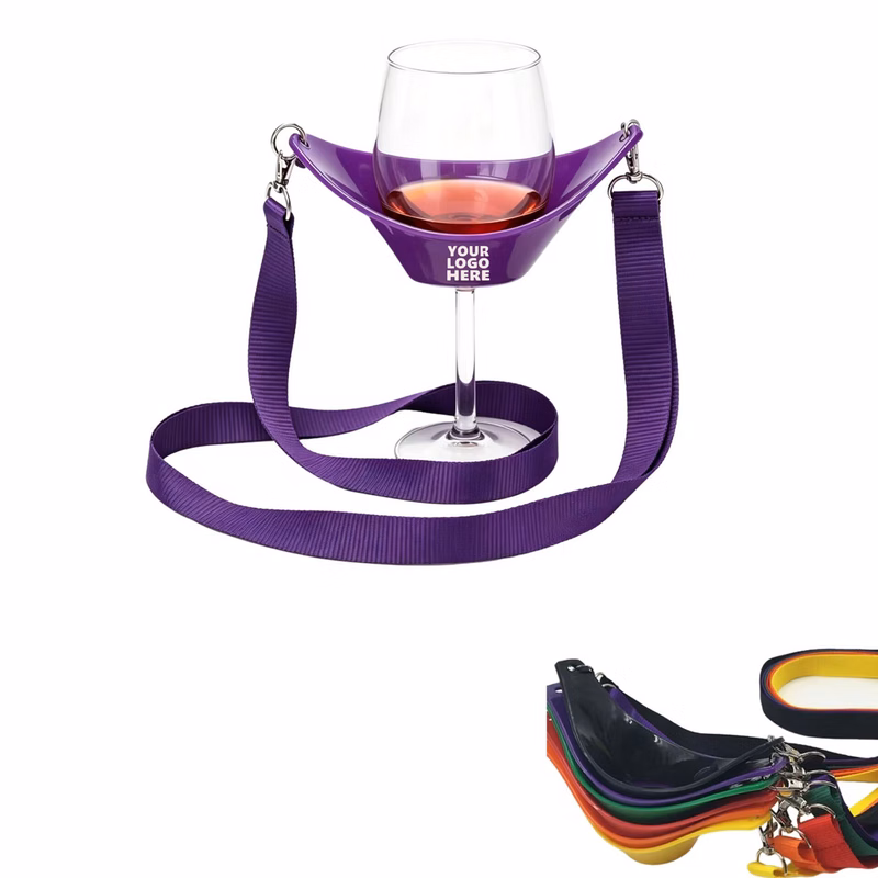Hands Free Wine Glass Strap For Festival Social Occasions